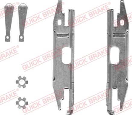 QUICK BRAKE 105 53 002 - Комплект регулятора, барабанный тормозной механизм autospares.lv