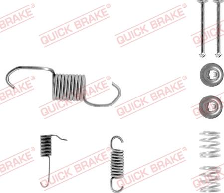 QUICK BRAKE 10506961R - Комплектующие, барабанный тормозной механизм autospares.lv