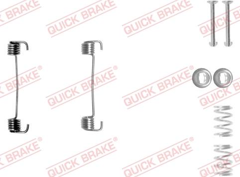 QUICK BRAKE 105-0619-1 - Комплектующие, стояночная тормозная система autospares.lv