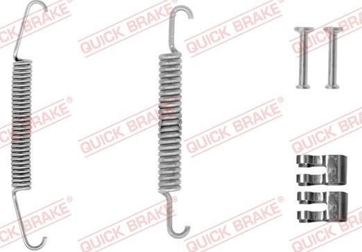 QUICK BRAKE 105-0610-1 - Комплектующие, барабанный тормозной механизм autospares.lv