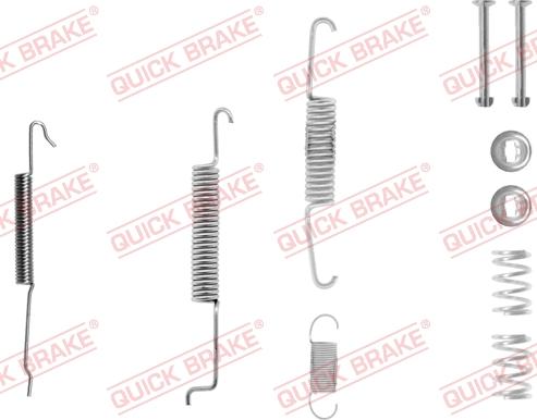 QUICK BRAKE 10506801R - Комплектующие, барабанный тормозной механизм autospares.lv