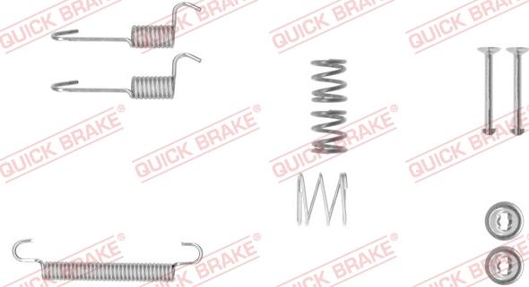 QUICK BRAKE 105-0008-1 - Комплектующие, стояночная тормозная система autospares.lv