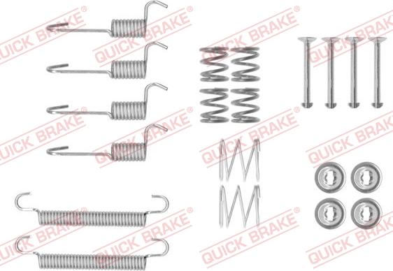 QUICK BRAKE 1050008 - Комплектующие, стояночная тормозная система autospares.lv