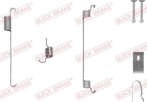 QUICK BRAKE 10500071R - Комплектующие, барабанный тормозной механизм autospares.lv