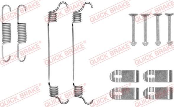 QUICK BRAKE 1050019 - Комплектующие, стояночная тормозная система autospares.lv