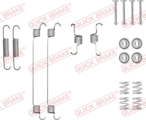 QUICK BRAKE 105-0018 - Комплектующие, барабанный тормозной механизм autospares.lv