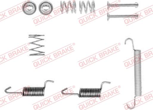 QUICK BRAKE 105-0899-1 - Комплектующие, стояночная тормозная система autospares.lv