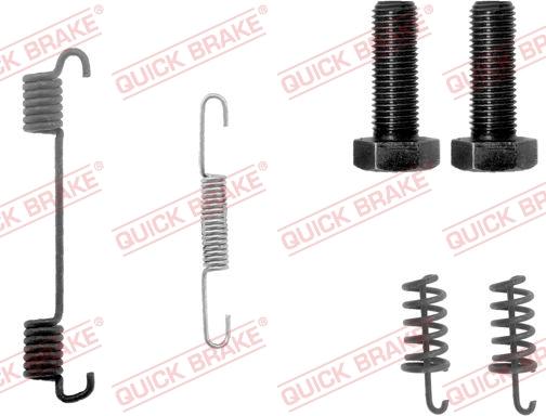 QUICK BRAKE 105-0865-1 - Комплектующие, стояночная тормозная система autospares.lv