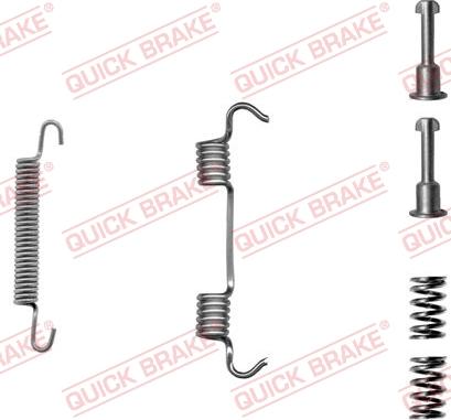 QUICK BRAKE 105-0801-1 - Комплектующие, стояночная тормозная система autospares.lv