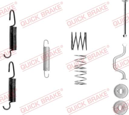 QUICK BRAKE 105-0816-1 - Комплектующие, стояночная тормозная система autospares.lv