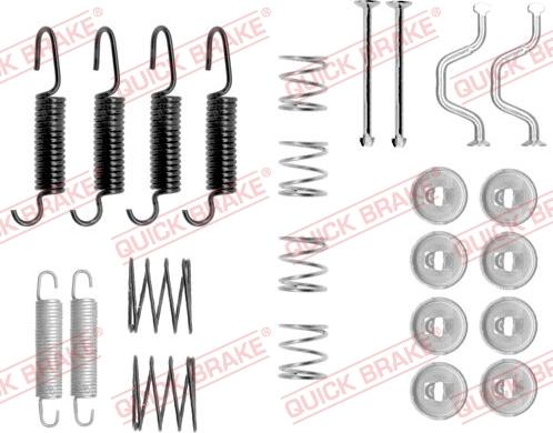 QUICK BRAKE 1050816 - Комплектующие, стояночная тормозная система autospares.lv