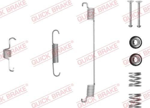 QUICK BRAKE 10508891R - Комплектующие, барабанный тормозной механизм autospares.lv