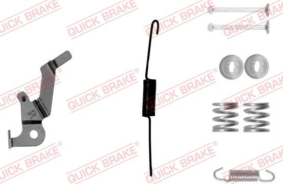 QUICK BRAKE 105-0879X-1R - Комплектующие, барабанный тормозной механизм autospares.lv