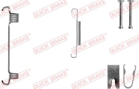 QUICK BRAKE 10508751R - Комплектующие, стояночная тормозная система autospares.lv