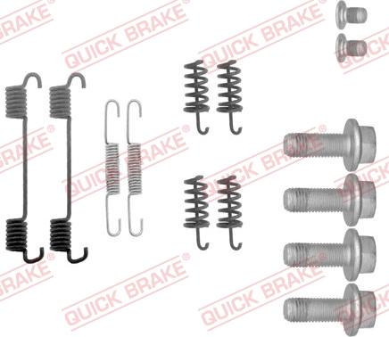 QUICK BRAKE 1050878 - Комплектующие, стояночная тормозная система autospares.lv