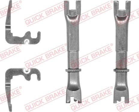 QUICK BRAKE 101 53 005 - Комплект регулятора, барабанный тормозной механизм autospares.lv