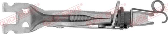 QUICK BRAKE 10153001-1R - Комплект регулятора, барабанный тормозной механизм autospares.lv