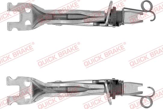 QUICK BRAKE 101 53 001 - Комплект регулятора, барабанный тормозной механизм autospares.lv