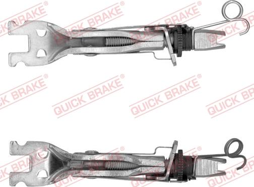 QUICK BRAKE 101 53 002 - Комплект регулятора, барабанный тормозной механизм autospares.lv