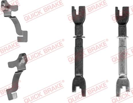 QUICK BRAKE 108 53 017 - Комплект регулятора, барабанный тормозной механизм autospares.lv