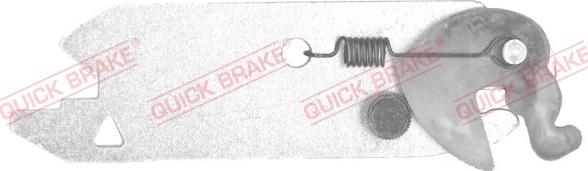 QUICK BRAKE 10253060-1L - Комплект регулятора, барабанный тормозной механизм autospares.lv