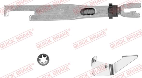 QUICK BRAKE 10253001-1L - Комплект регулятора, барабанный тормозной механизм autospares.lv