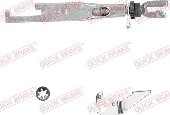 QUICK BRAKE 10253003-1L - Комплект регулятора, барабанный тормозной механизм autospares.lv