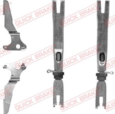 QUICK BRAKE 102 53 017 - Комплект регулятора, барабанный тормозной механизм autospares.lv