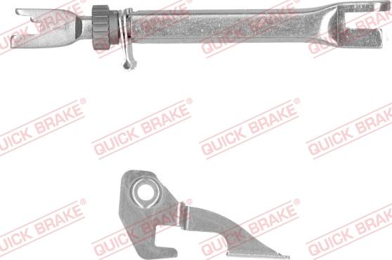 QUICK BRAKE 10753002-1L - Комплект регулятора, барабанный тормозной механизм autospares.lv