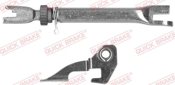 QUICK BRAKE 10753002-1R - Комплект регулятора, барабанный тормозной механизм autospares.lv