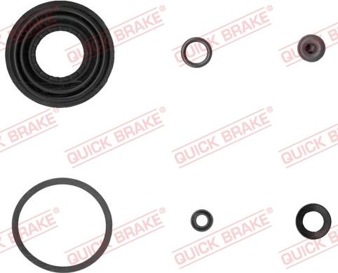 QUICK BRAKE 114-0007 - Ремкомплект, тормозной суппорт autospares.lv