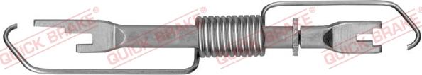 QUICK BRAKE 11153006R-1R - Комплект регулятора, барабанный тормозной механизм autospares.lv