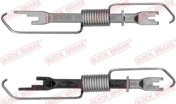 QUICK BRAKE 111 53 006R - Комплект регулятора, барабанный тормозной механизм autospares.lv