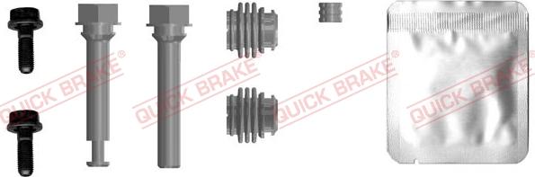 QUICK BRAKE 113-0035X - Комплект направляющей гильзы, тормозной поршень autospares.lv