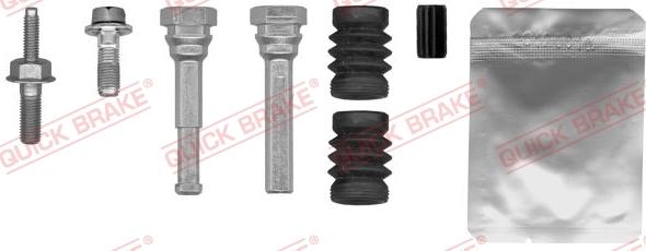 QUICK BRAKE 113-1483X - Комплект направляющей гильзы, тормозной поршень autospares.lv