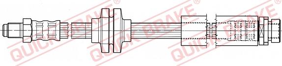 QUICK BRAKE 35.902 - Тормозной шланг autospares.lv