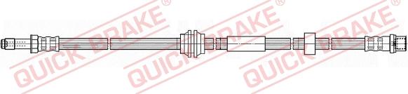 QUICK BRAKE 35.910 - Тормозной шланг autospares.lv