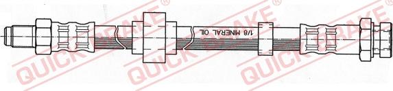 QUICK BRAKE 36.900 - Тормозной шланг autospares.lv