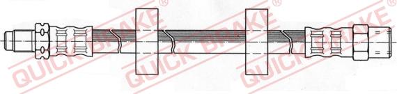 QUICK BRAKE 36.201 - Тормозной шланг autospares.lv