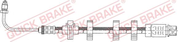 QUICK BRAKE 32.995 - Тормозной шланг autospares.lv