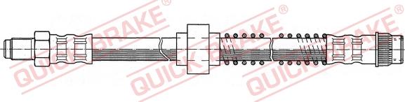 QUICK BRAKE 32.990 - Тормозной шланг autospares.lv