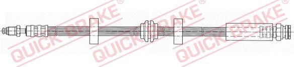 QUICK BRAKE 32.991 - Тормозной шланг autospares.lv