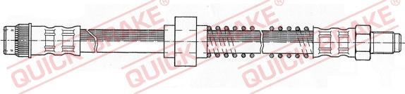 QUICK BRAKE 32.993 - Тормозной шланг autospares.lv