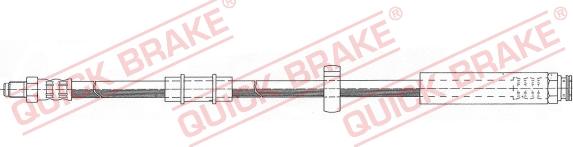 QUICK BRAKE 32.961 - Тормозной шланг autospares.lv