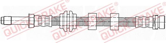 QUICK BRAKE 32.963 - Тормозной шланг autospares.lv