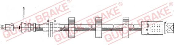 QUICK BRAKE 32.984 - Тормозной шланг autospares.lv