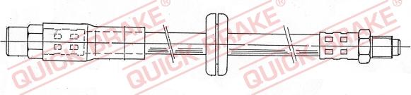 QUICK BRAKE 32.928 - Тормозной шланг autospares.lv