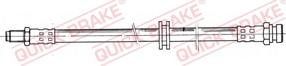 QUICK BRAKE 32.927 - Тормозной шланг autospares.lv