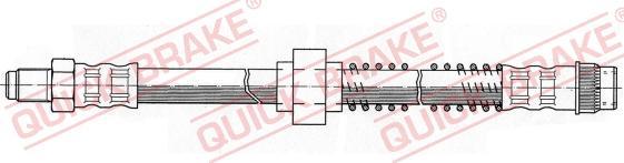 QUICK BRAKE 32.973 - Тормозной шланг autospares.lv