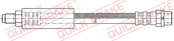 QUICK BRAKE 32.325 - Тормозной шланг autospares.lv